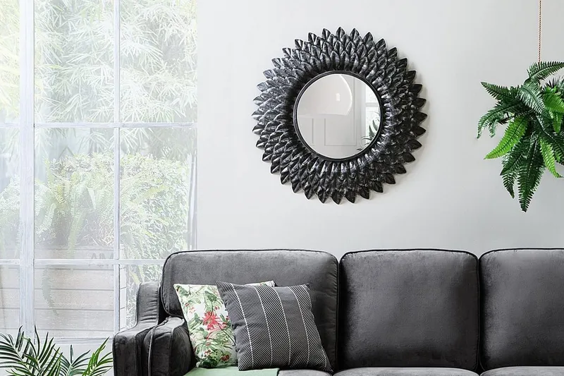 Larrau Spegel 70 cm - Silver — Silver