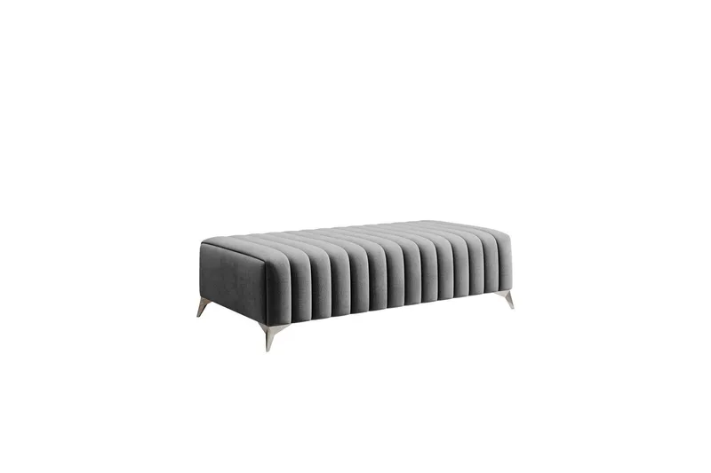 Laurece Fotpall 132 cm - Grå — Grå