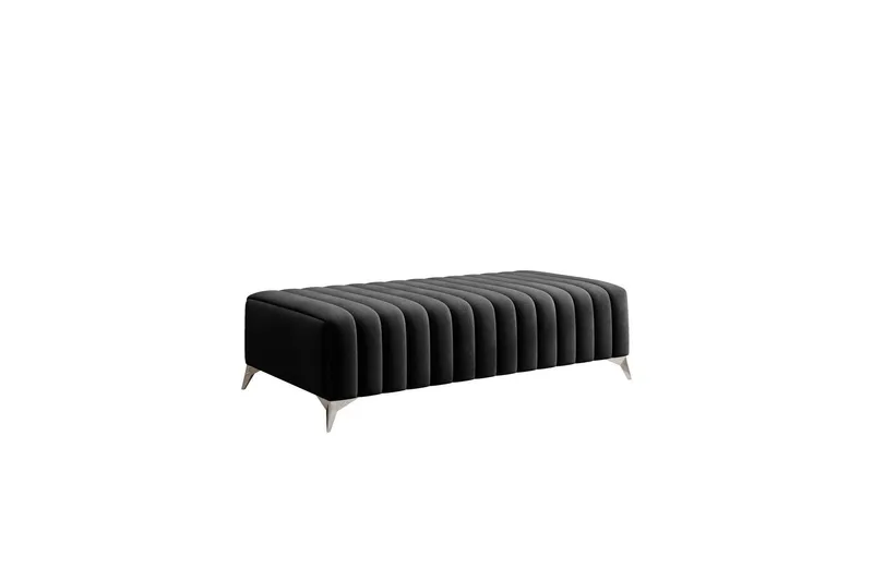 Laurece Fotpall 132 cm - Svart (Art.nr 3019690) — Svart
