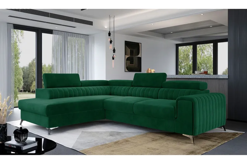 Laurece Schäslongsoffa Vänster - Grön — Grön