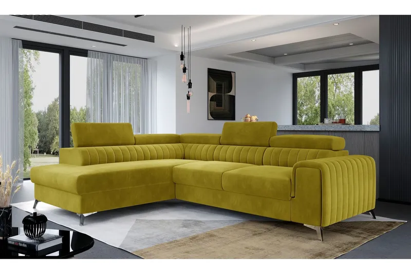 Laurece Schäslongsoffa Vänster - Gul — Gul