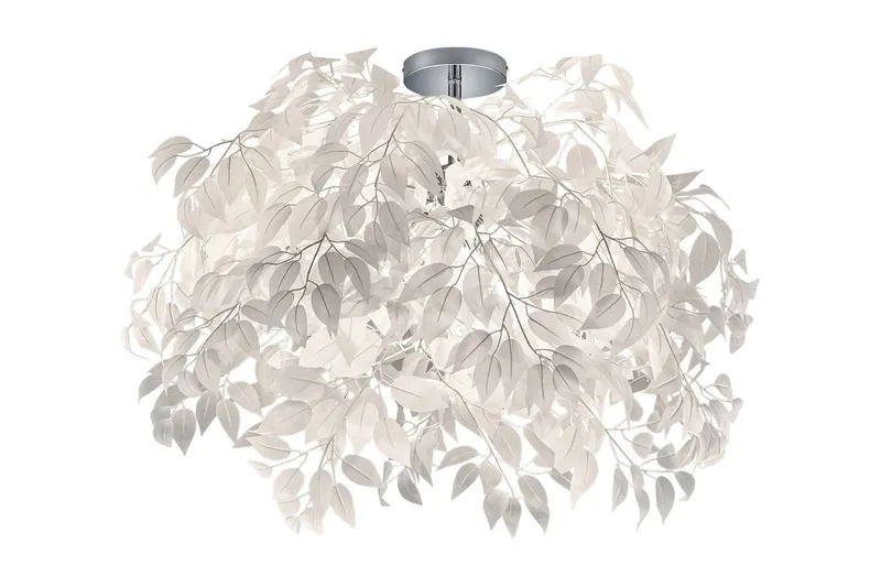 Leavy Plafond 70cm 3L E27 vit - Vit — Trio Lighting
