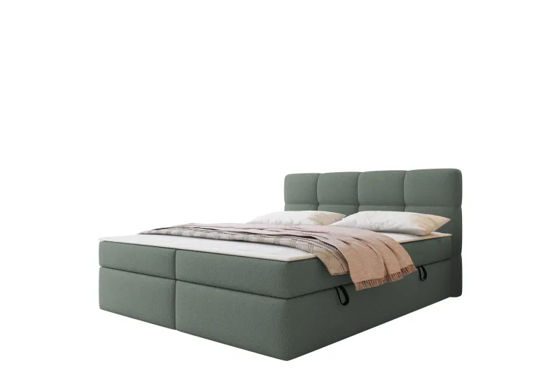 Leckersbo Sängpaket Kontinentalsäng 160x200 cm - Grön — Grön