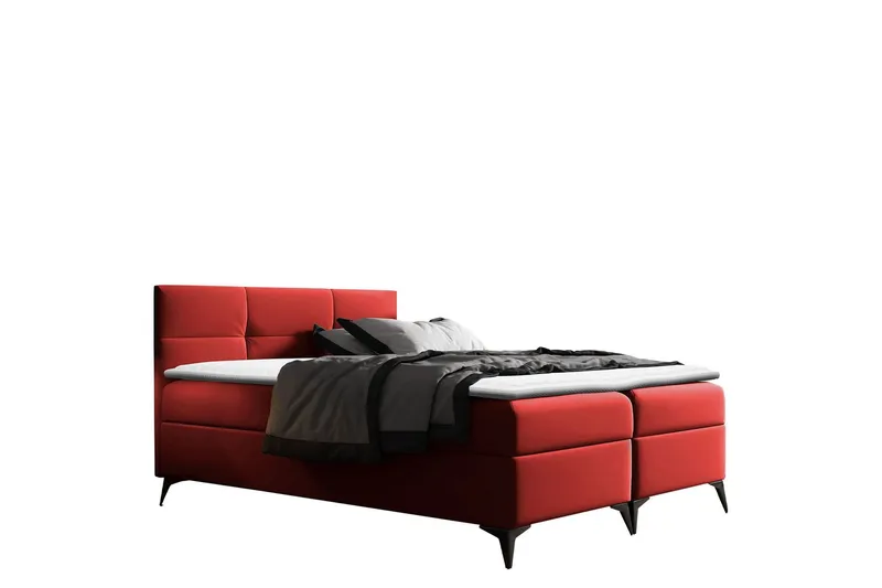 Leckersbo Sängpaket Kontinentalsäng 160x200 cm - Röd — Röd