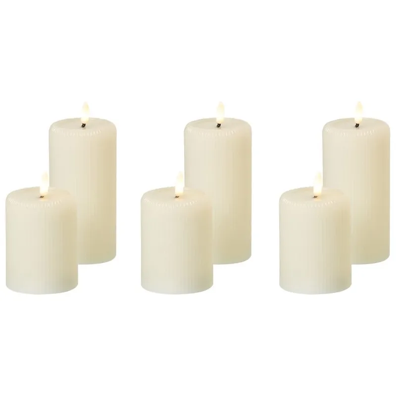 LED-ljus Noisette Set med 6 - Vit — Vit