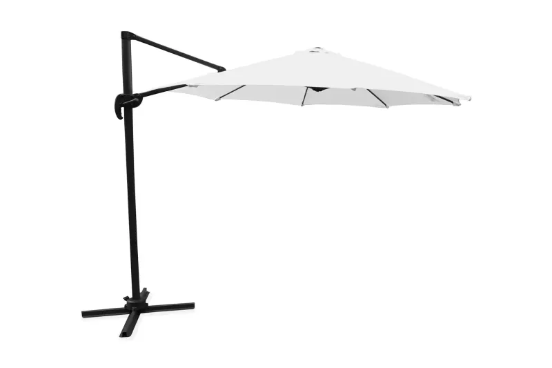 Leeds Parasoll 300 cm - Vit — Venture Home