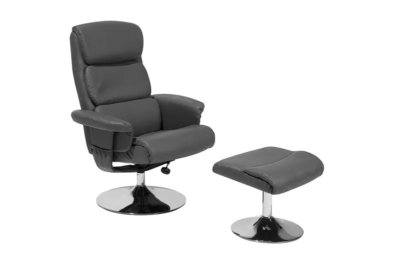 Legend Recliner med fotpall - Grå — Grå