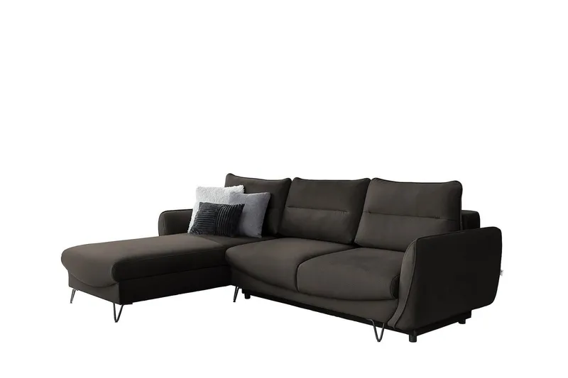 Lence Bäddsoffa m. Divan Förvaring - Brun (Art.nr 1596927) — Brun