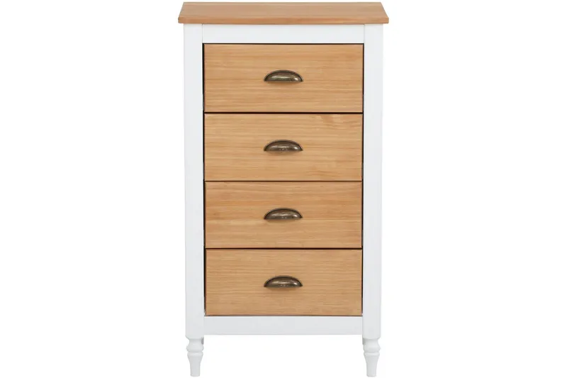 Lenham Byrå 45x35 cm 4 Lådor - Vit — Vit
