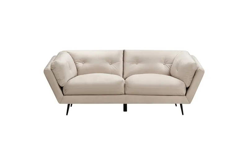 Lenvik Soffa 3-sits - Beige/Svart — Beige/Svart
