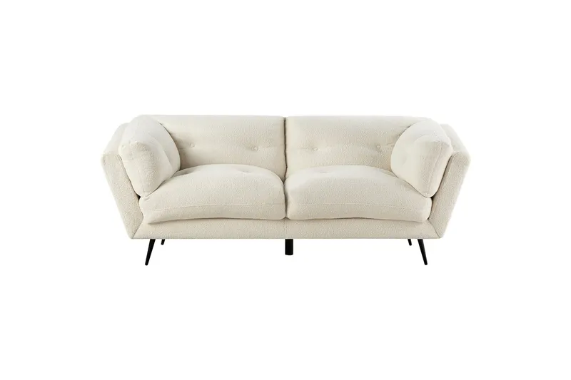 Lenvik Soffa 3-sits - Svart/Vit — Svart/Vit