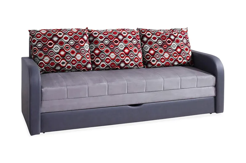 Lido Bäddsoffa 208x75x86 cm - Grå — Grå