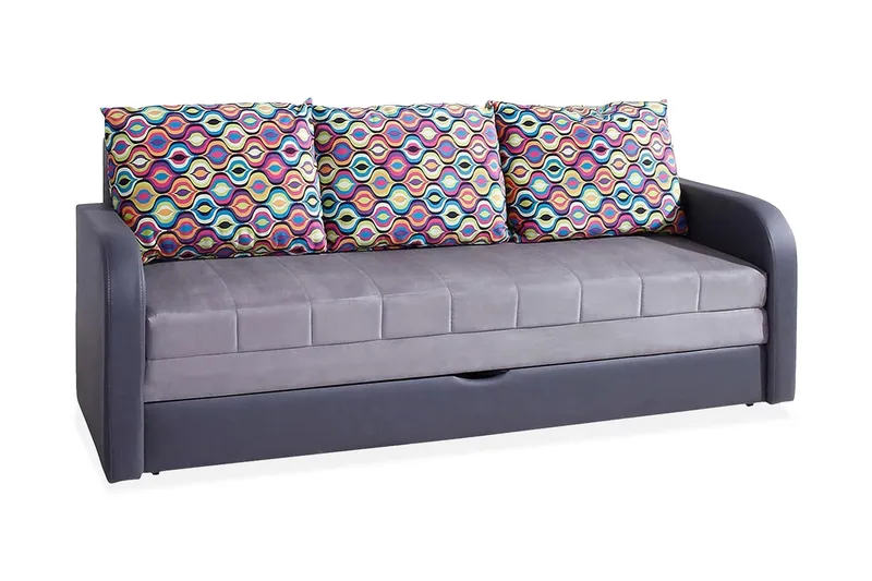 Lido Bäddsoffa 208x75x86 cm - Lila — Lila
