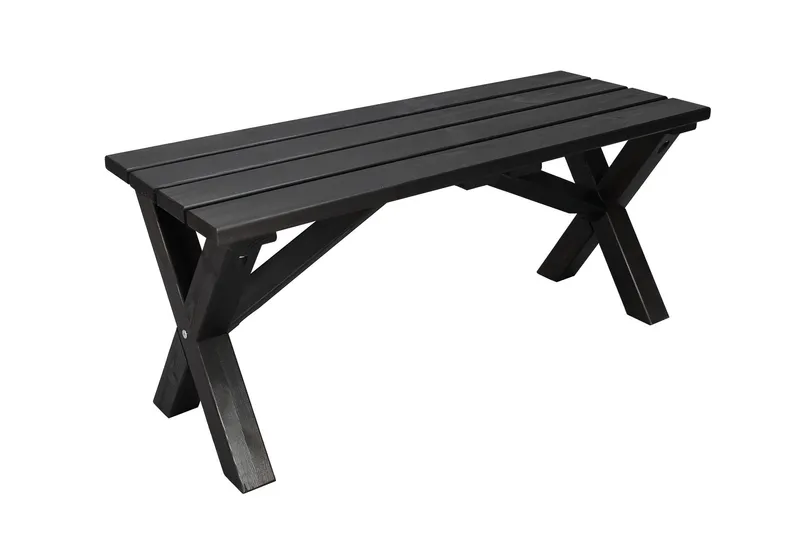 Lietinna Utebänk 100 cm - Svart — Svart
