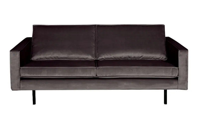 Lissbon 2,5-sits Sammetssoffa - Antracit — WOOOD