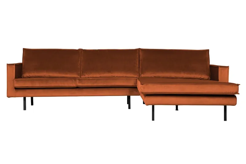 Lissbon Divansoffa Höger - Rost — WOOOD