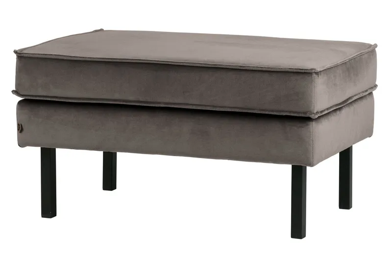 Lissbon Fotpall Sammet - Taupe — WOOOD