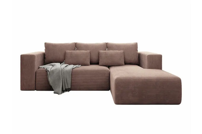 Listowel 3-sits Hörnbäddsoffa Brown (Art.nr 3024905)
