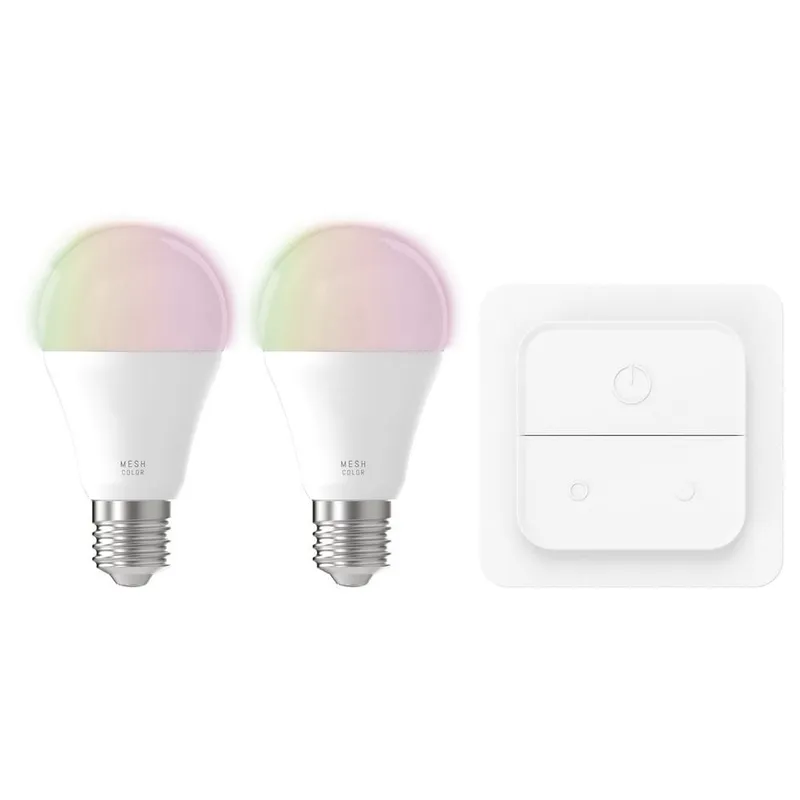 Ljuskälla 2xLM-ZIG-RGB/CCT E27 A60 9W Brytare - 6 cm — 6 cm