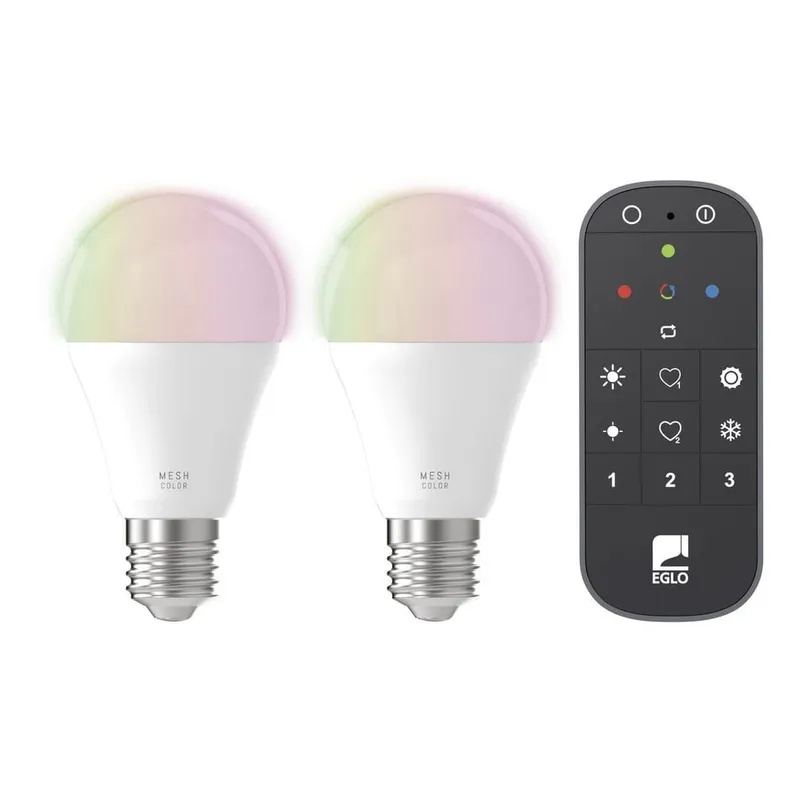 Ljuskälla 2xLM-ZIG-RGB/CCT E27 A60 9W Opal - 6 cm — 6 cm