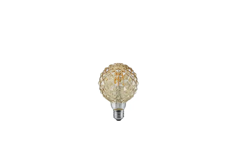 LK LED E27 deco filament 904 4W 320lm 2700K brun - Vit — Trio Lighting