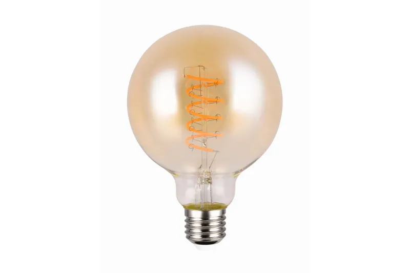 LK LED E27 filament big globe 4W 200lm 1800K brun - Brun — Trio Lighting