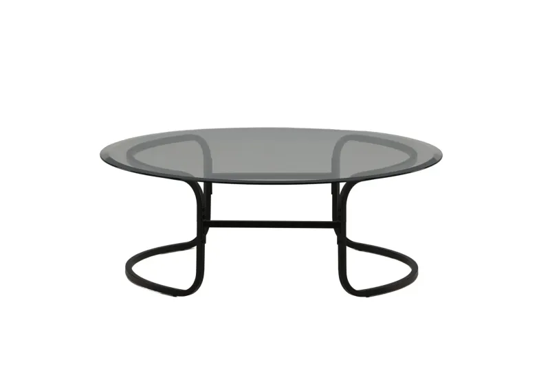 Lomma Soffbord 110 cm Runt - Svart — Furniture Fashion