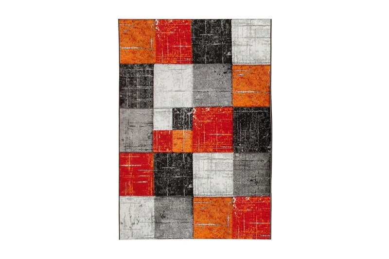 London Square Friezematta 240x340 - Röd/Orange — KM Home