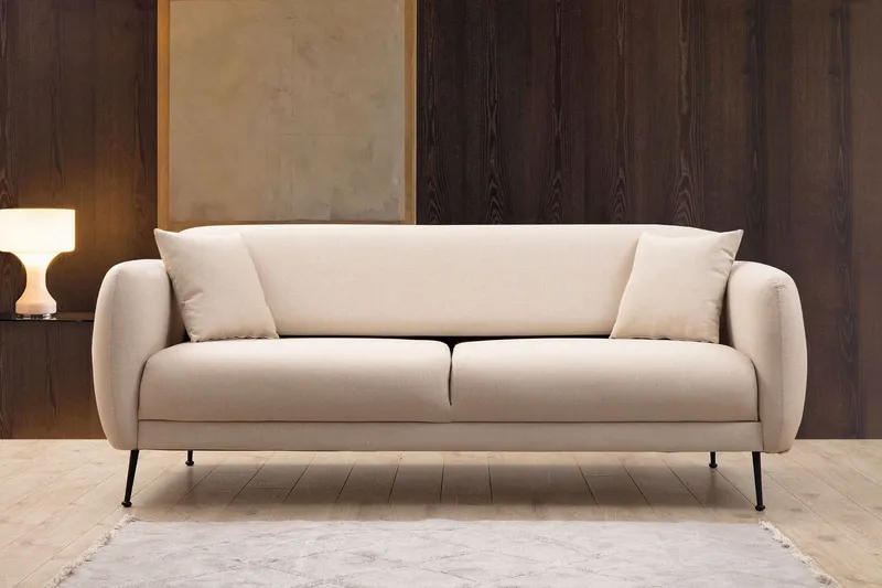 Longbush Soffa 3-sits - Beige — Beige
