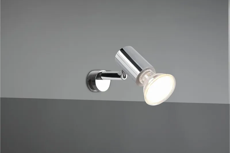 Lorenzo H2O Vägglampa 1L GU10 krom - Krom — Trio Lighting