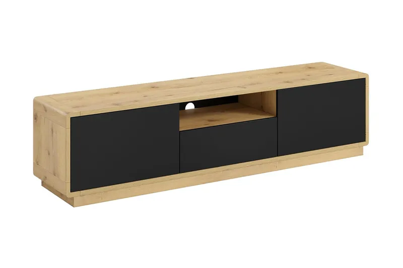 Louetta Tv-bänk 180 cm - Brun/Svart — Brun/Svart