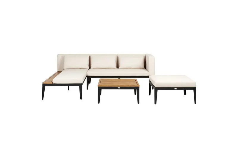 Loungegrupp med fotpall Bracciano 3-Sits - 3-Sits — 3-Sits