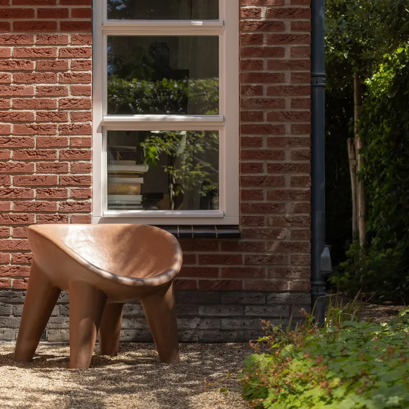 Loungestol Orio Utomhus - Röd/Brun — WOOOD
