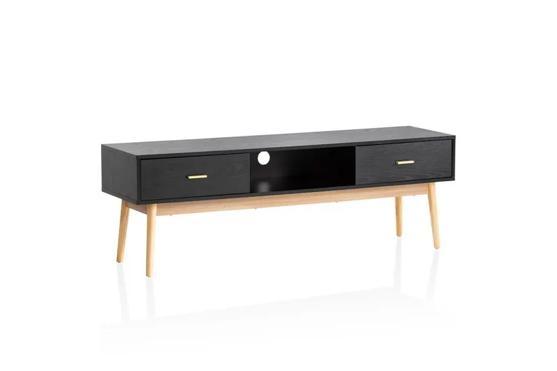 Lowboard Wohnling Ek folierad 2 lådor modern med förvaring modern — Wohnling
