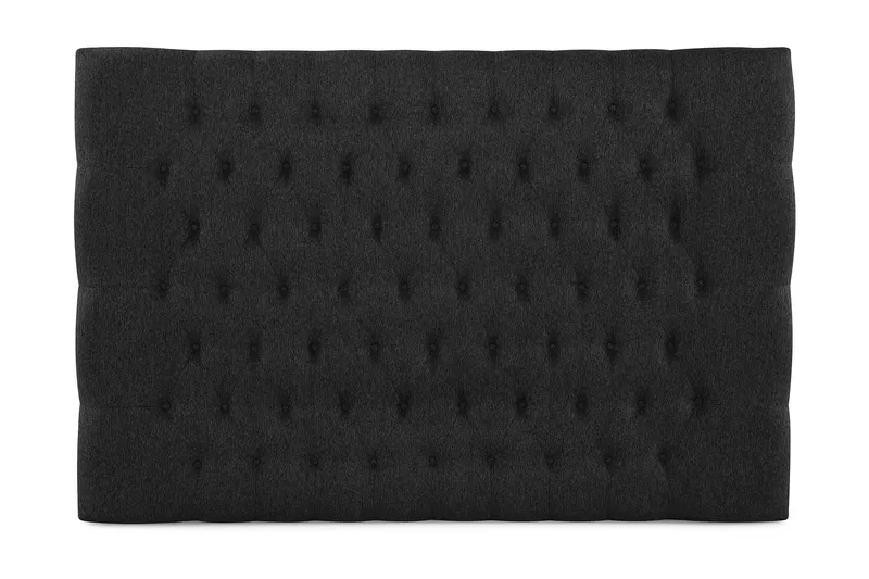Lucky Diamant Sänggavel 180 cm - Svart/Grå — Bedly