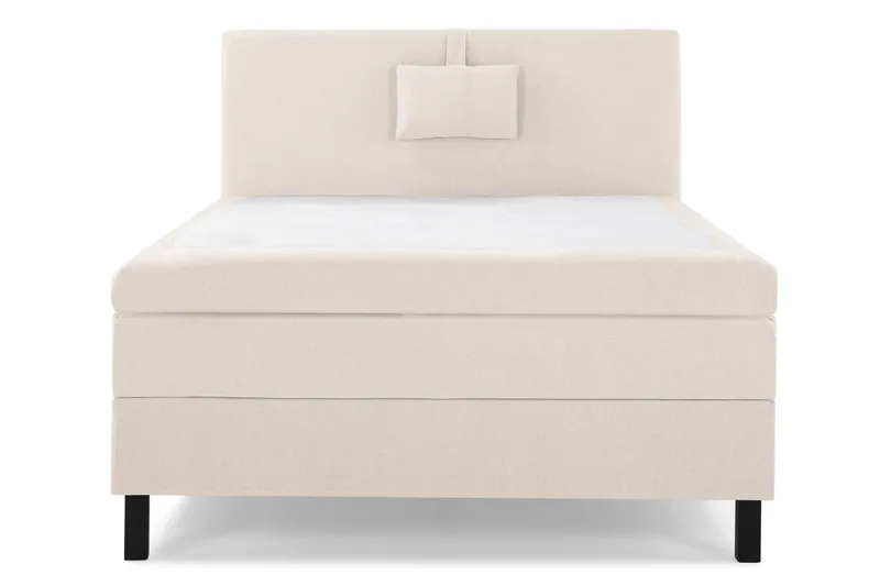 Lucky Komplett Sängpaket 120x200 Latex Slät Sänggavel Na - Nackkudde Liten Beige — Bedly