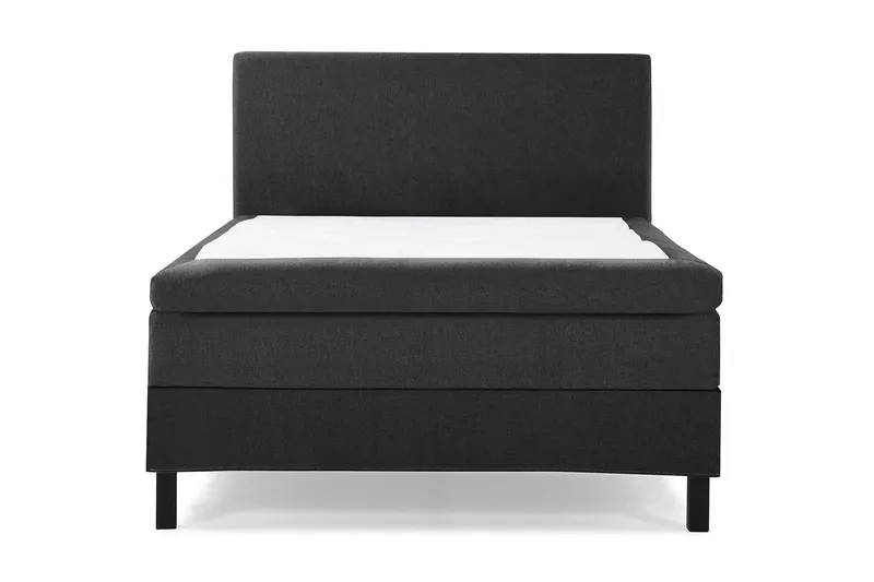 Lucky Komplett Sängpaket 120x200 Polyeter Slät - Svart/Grå — Bedly