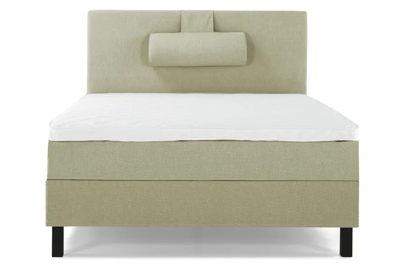 Lucky Komplett Sängpaket 120x200 Skum Slät Sänggavel - Nackkudde Stor Grön — Bedly