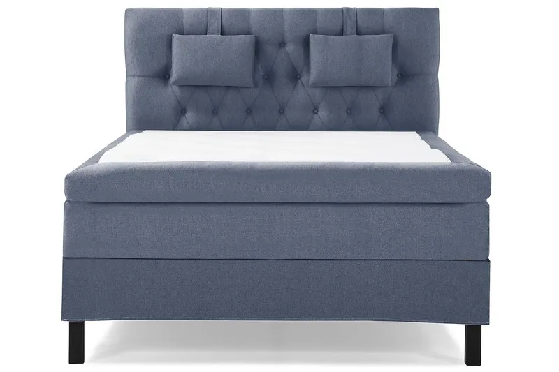 Lucky Komplett Sängpaket 140x200 Polyeter Diamant - Nackkudde Liten Mörkblå — Bedly