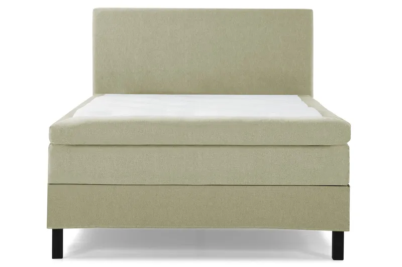 Lucky Komplett Sängpaket 140x200 Polyeter Slät Sänggavel - Grön — Bedly
