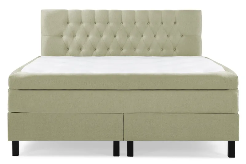 Lucky Komplett Sängpaket 160x200 Latex Diamant Sänggavel - Grön — Bedly