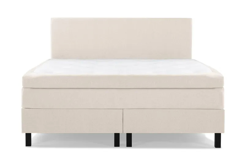 Lucky Komplett Sängpaket 160x200 Latex Slät Sänggavel - Beige — Bedly