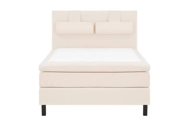 Lucky Kontinentalsäng 120x200Memorymadrass Beige - Beige (Art.nr 154222) — Bedly