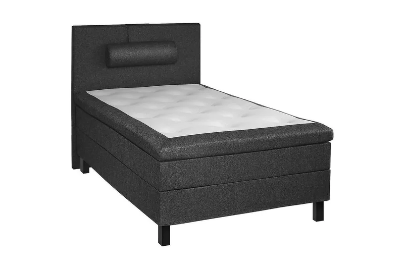 Lucky Kontinentalsäng 120x200Polyeter - Svart/Grå — Bedly