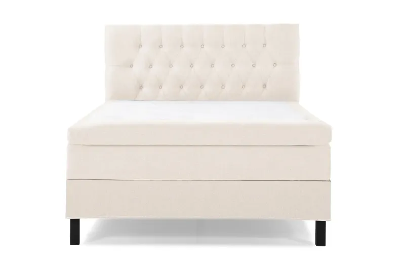 Lucky Kontinentalsäng 140x200Polyeter - Beige — Bedly