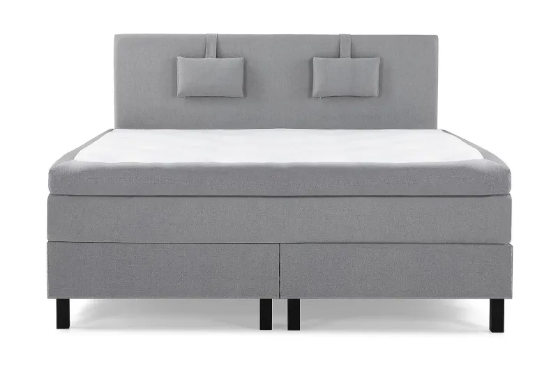 Lucky Kontinentalsäng 150x200Polyeter - Mellangrå — Bedly