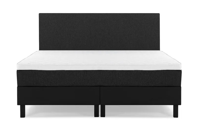 Lucky Kontinentalsäng 160x200 Skum - Svart/Grå — Bedly