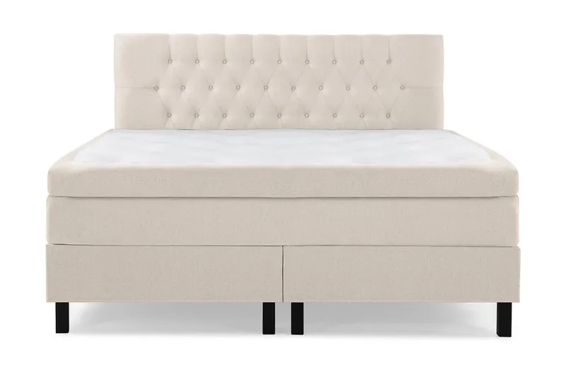 Lucky Kontinentalsäng 180x200Polyeter - Beige — Bedly