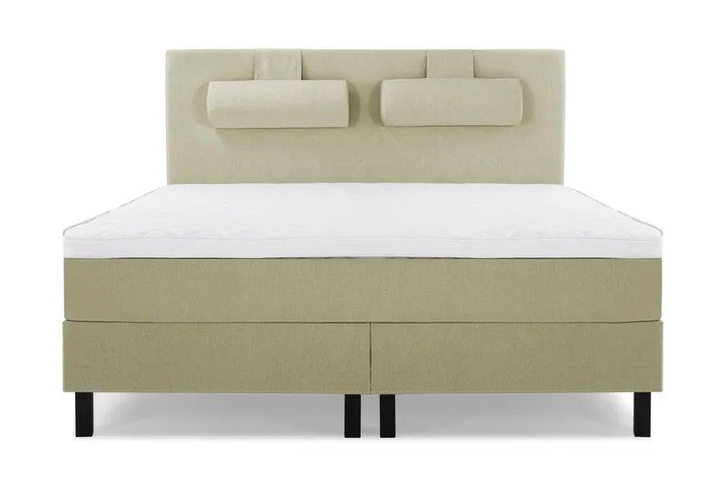Lucky Sängpaket 150x200 SkumSlät Sänggavel Nackkudde - Nackkudde Stor Grön — Bedly