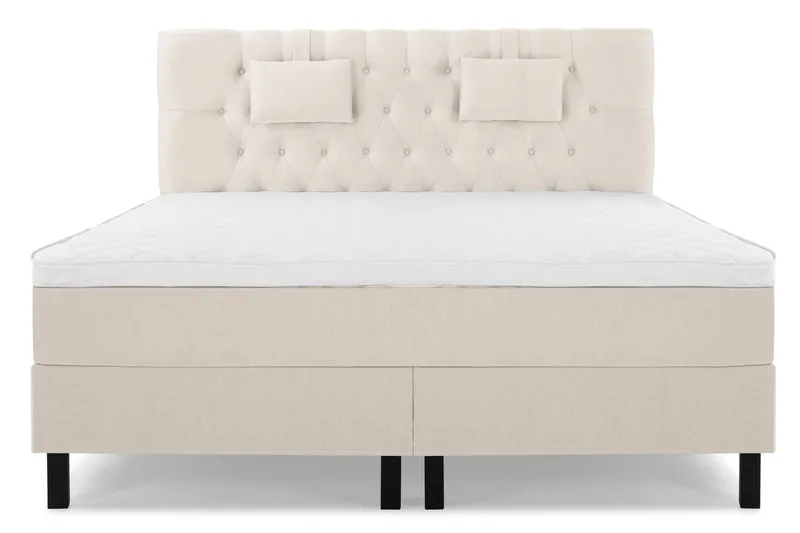 Lucky Sängpaket 180x200 Skum Diamant - Beige — Bedly